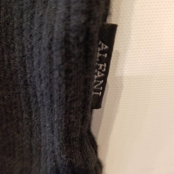 Alfani Black Cotton Crewneck Sweater Size M - Picture 9 of 10